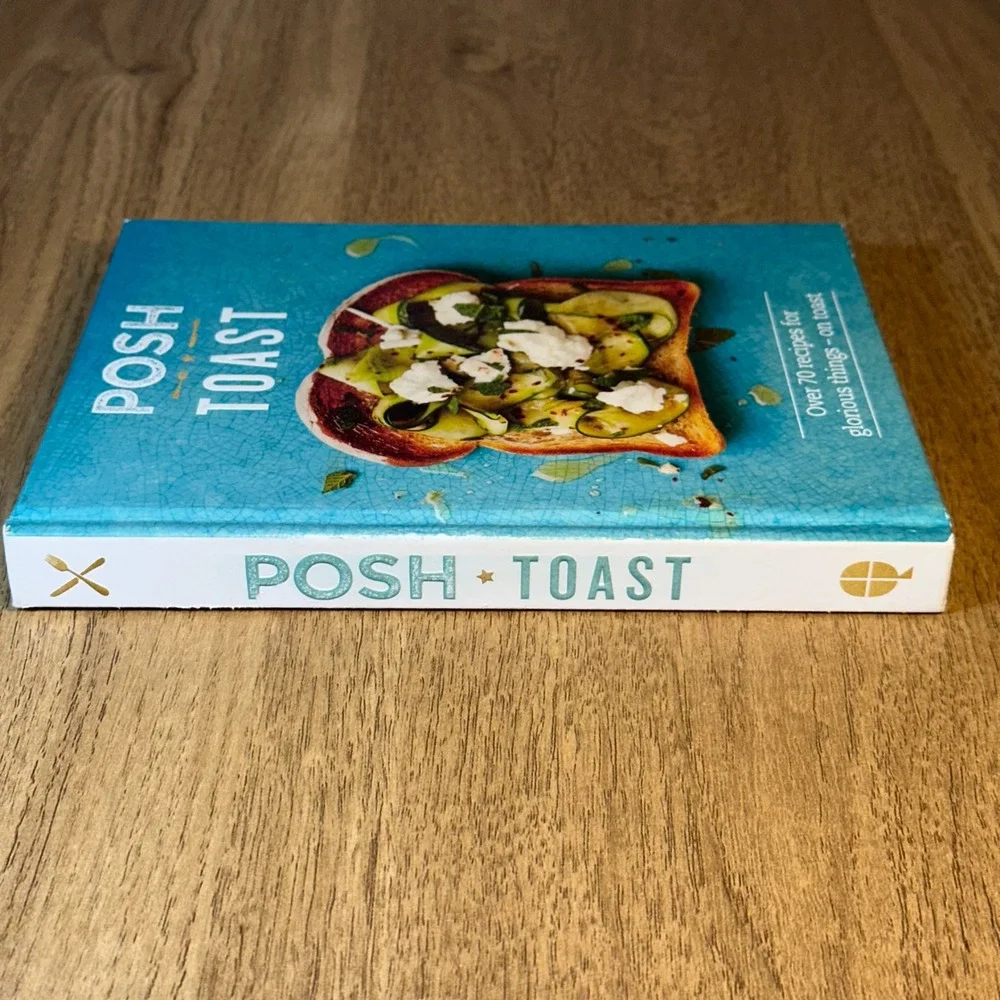 Quadrille Posh Toast Cookbook Good Unisex OS Blue Hardcover 70+ Recipes